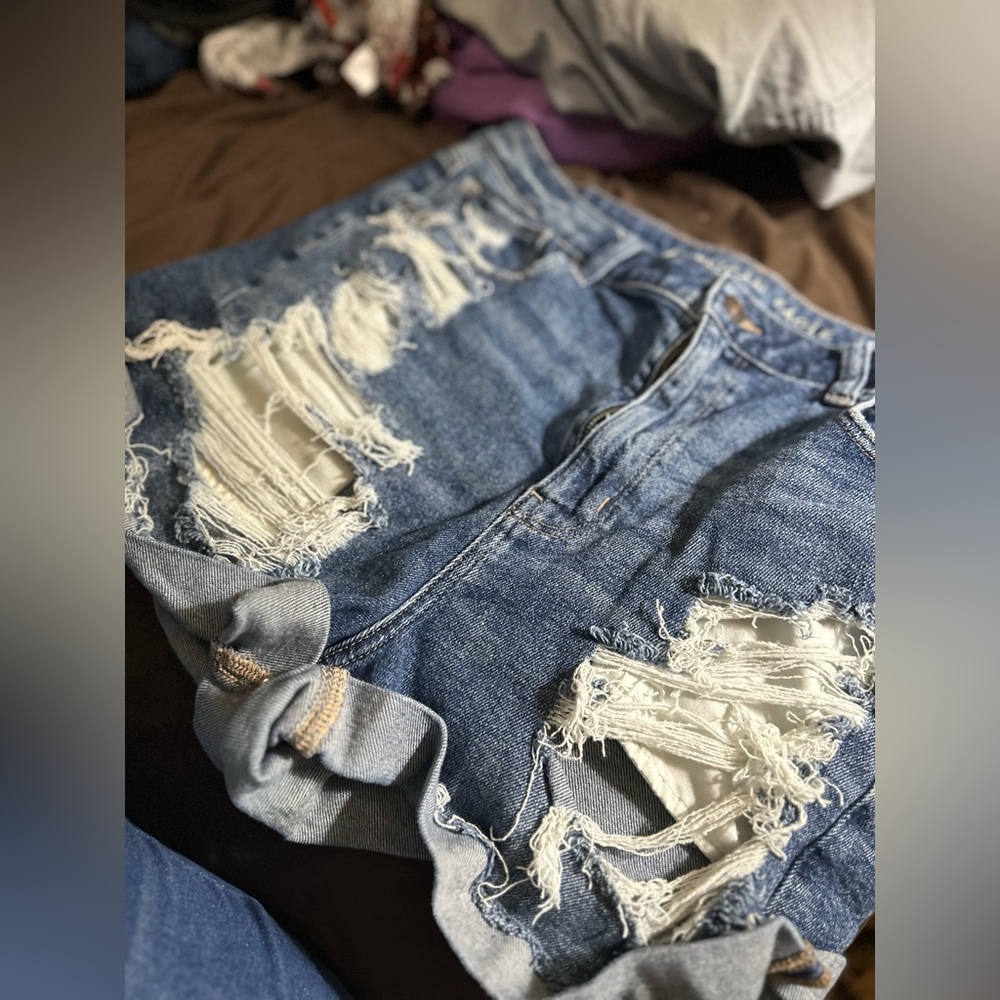 American eagle jean shorts